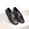 Giày Louis Vuitton tag hoa Monogram khóa trắng Like Auth