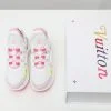 Giày Louis Vuitton Archlight White and Pink Like Auth