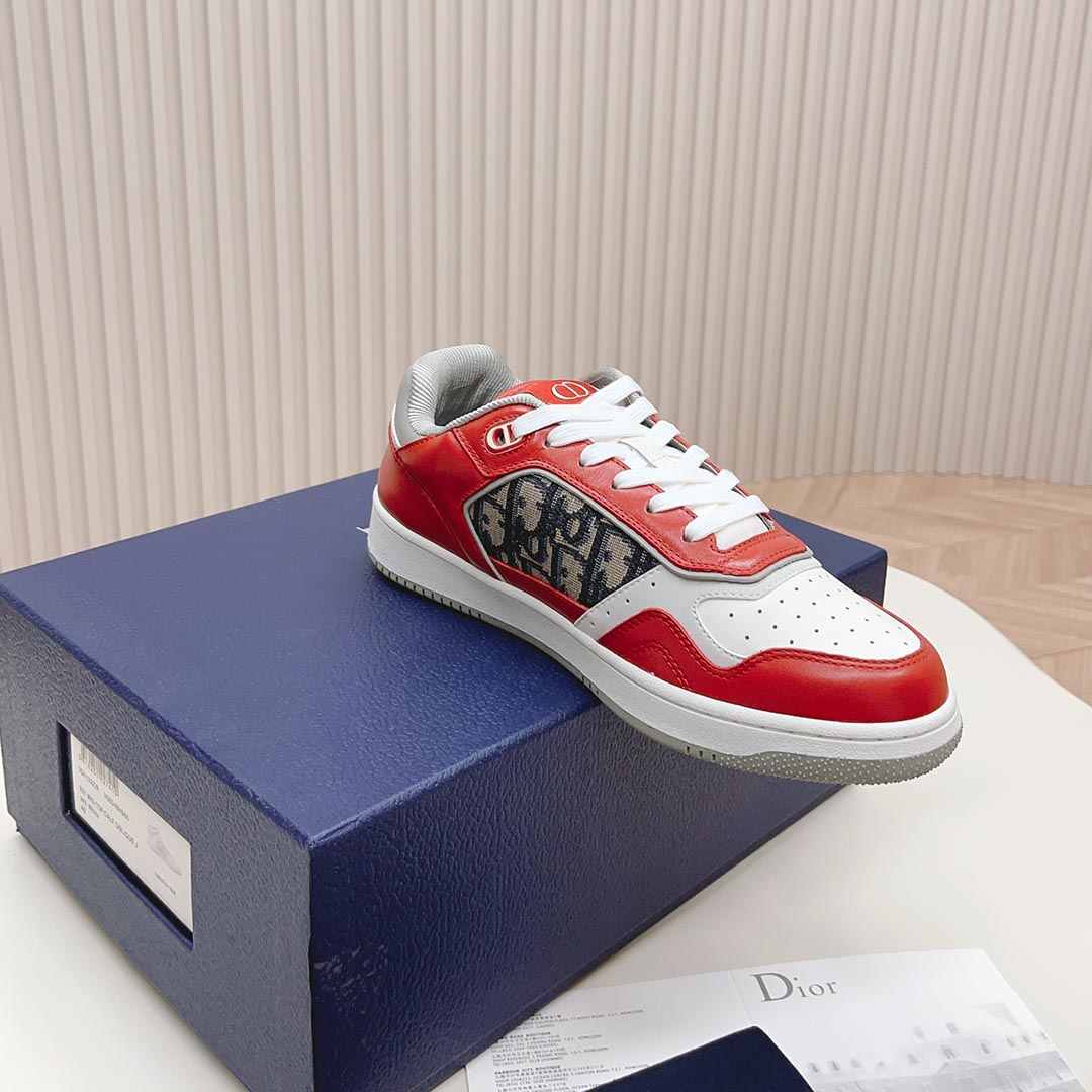Giày Dior B27 Low Red Gray Dior Best Quality