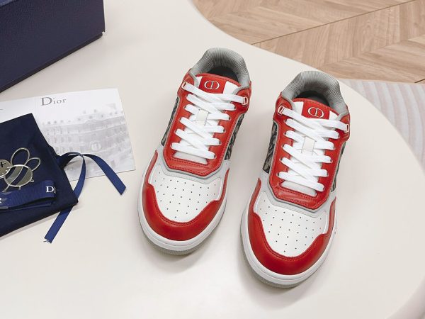 Giày Dior B27 Low ‘Red Gray Dior’ Like Auth