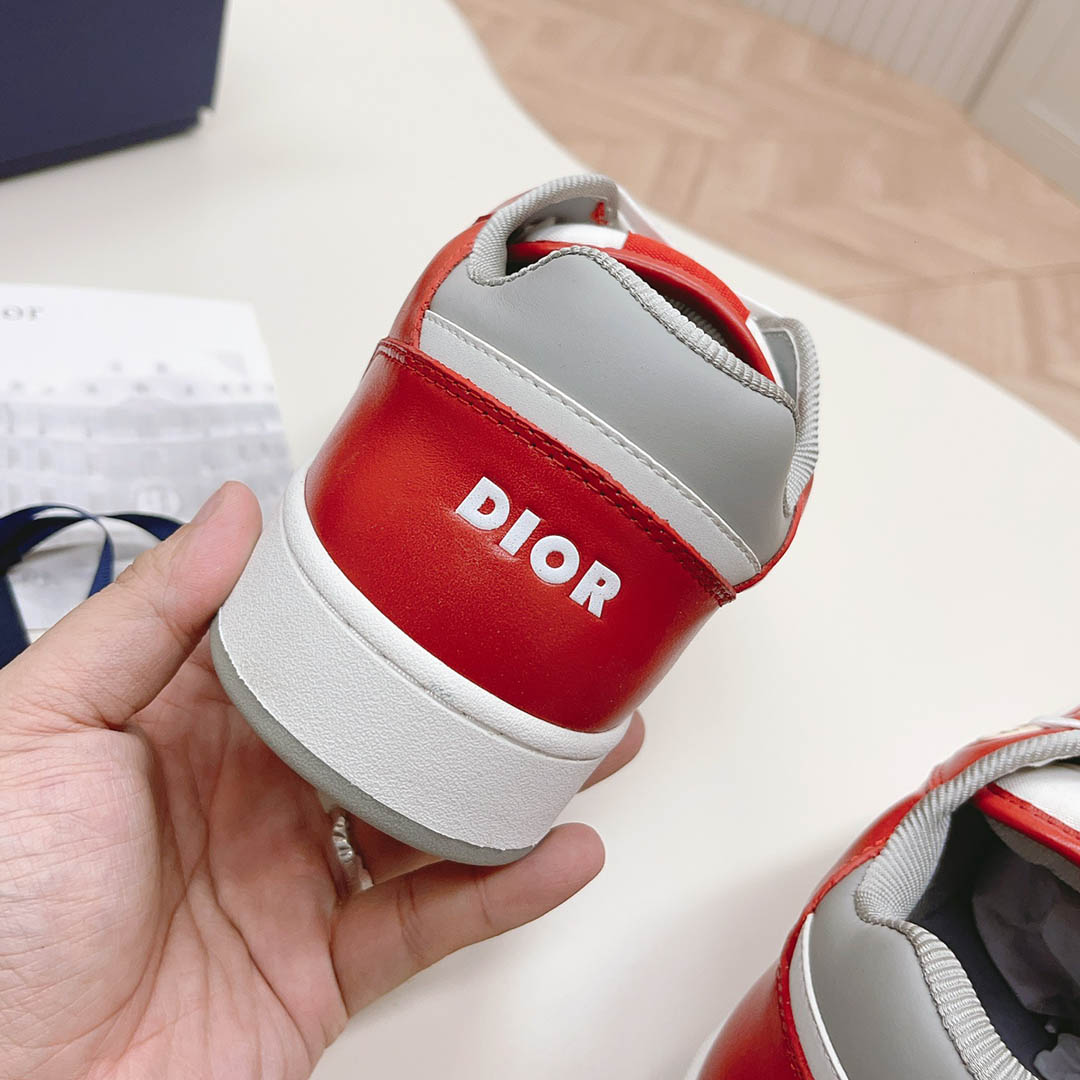 Giày Dior B27 Low Red Gray Dior Best Quality