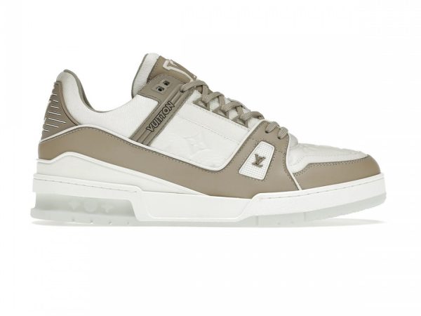Giày Louis Vuitton Lv Trainer Grey White Best Quality