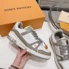 Giày Louis Vuitton LV Trainer Grey White Best Quality
