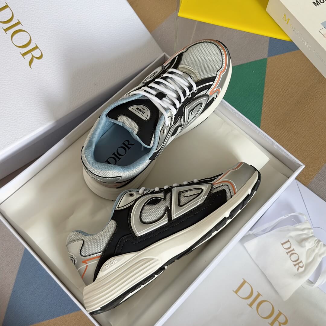 Giày Dior B30 Sneaker Silver Deep Gray Like Auth