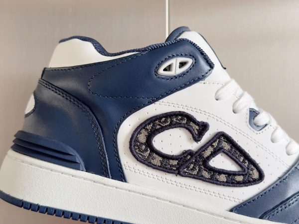 Giày Dior B57 Mid Top Navy Blue And White Like Auth