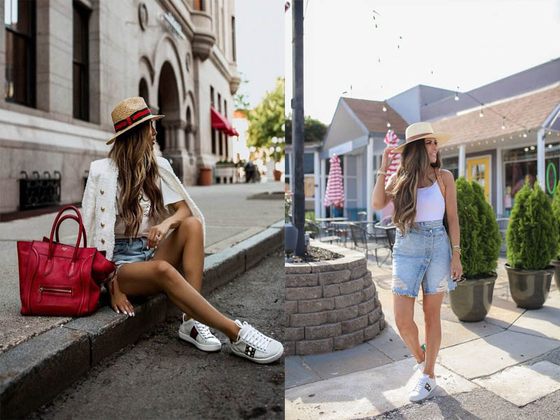 PHONG CÁCH STREET STYLE ẤN TƯỢNG VỚI ÁO HOODIE VÀ GIÀY GUCCI NỮ NĂNG ĐỘNG