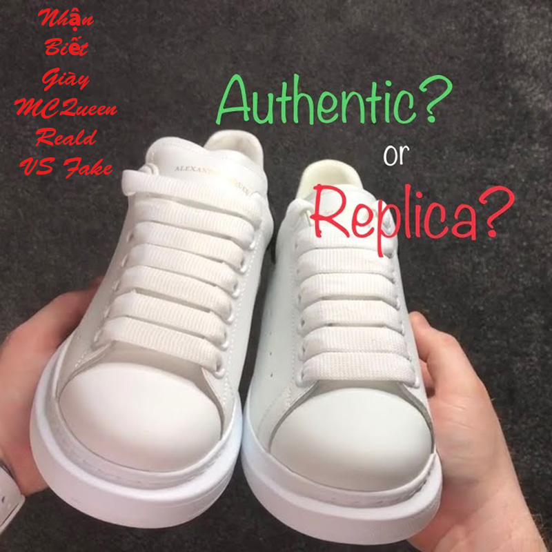 Nhận biết giày Alexander McQueen Real và Fake